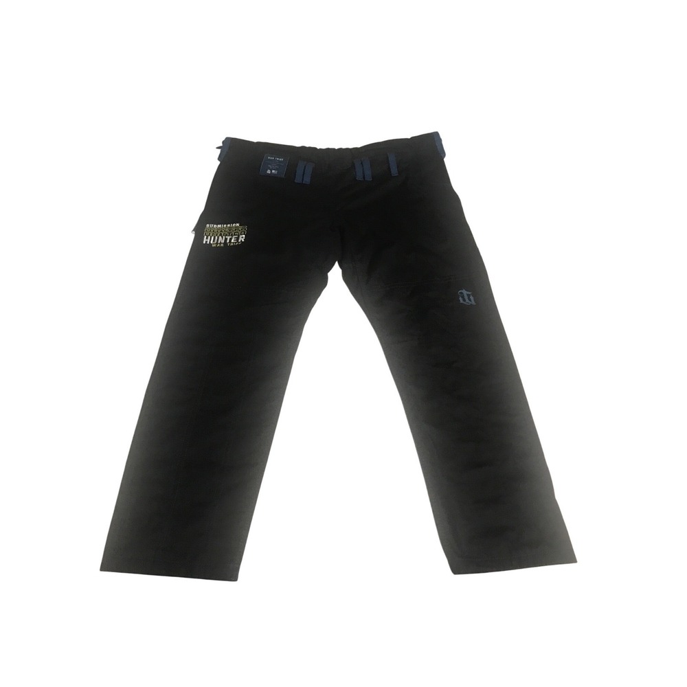 War Tribe Signature Series Submission Hunter BJJ Gi Pants Black Ripstop‎ W1 Mens